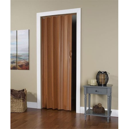 Perfectpatio 48 x 96 in. Via Fruitwood Vinyl Folding Door PE3028838